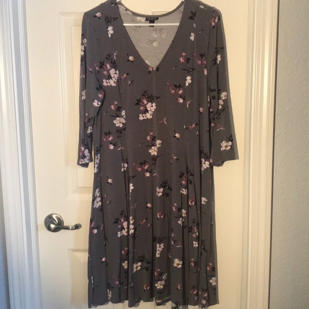 Torrid Floral Skater Dress